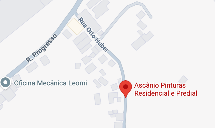 Mapa: Rua Otto Huber - Progresso, Blumenau